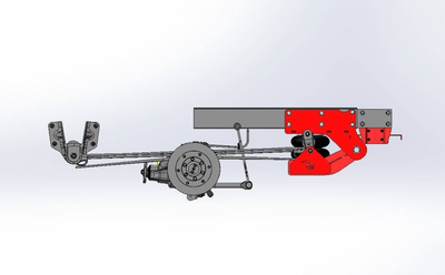 2015+ Ford Transit 350HD C&C Cutaway 2-Stage Rear Air Suspension by Kelderman