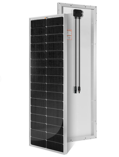 Mega 100 Slim | 100 Watt Slim Solar Panel | Compact 12V Off-Grid Narrow Solar Panel by Rich Solar