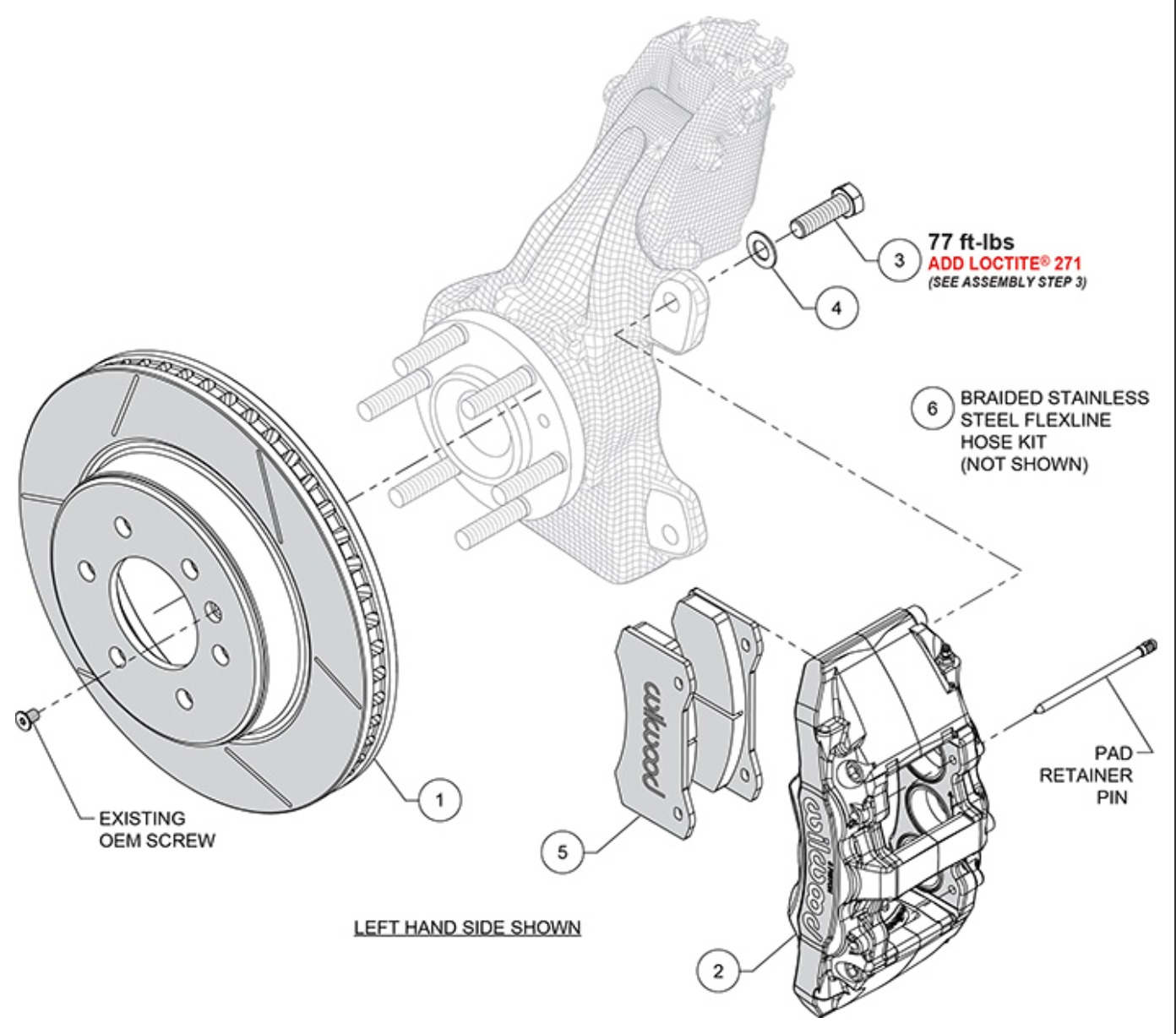 Wilwood Front Brakes for Sprinter AWD (2023+ 2500)