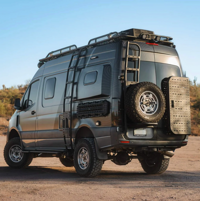 Owl Vans Sprinter Bike Rack and Box Carrier : Rear Door B2
