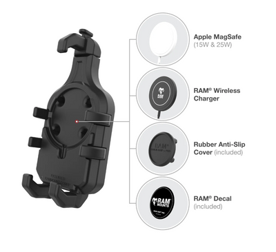RAM® Quick-Grip™ Pro Phone Holder with B Size Ball (1")