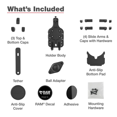 RAM® Quick-Grip™ Pro Phone Holder with B Size Ball (1")