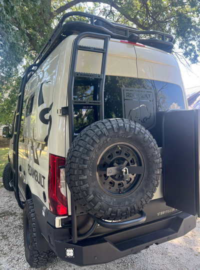 Rear Tire Carrier by Roambuilt