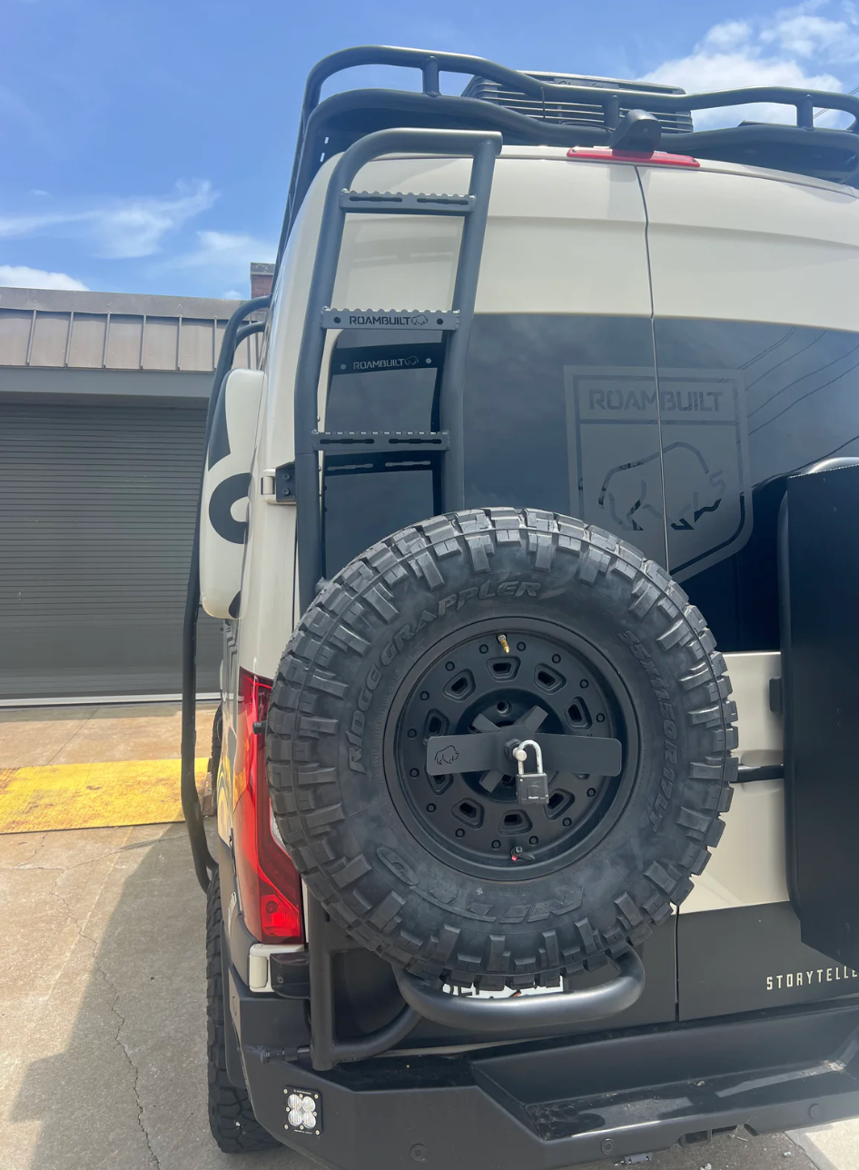 Rear Tire Carrier by Roambuilt