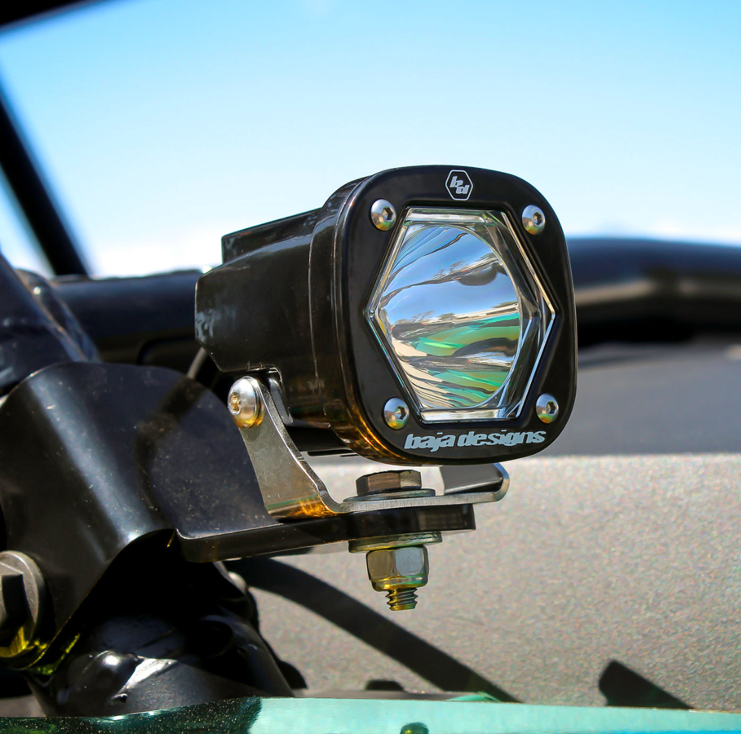 S1 Black LED Auxiliary Light Pod Pair - Universal by Baja Designs