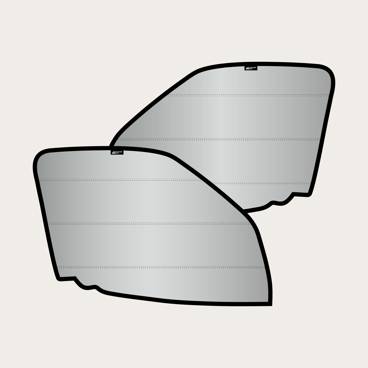 Sprinter 2019+ - Front Door Shades (set) by Vanmade Gear