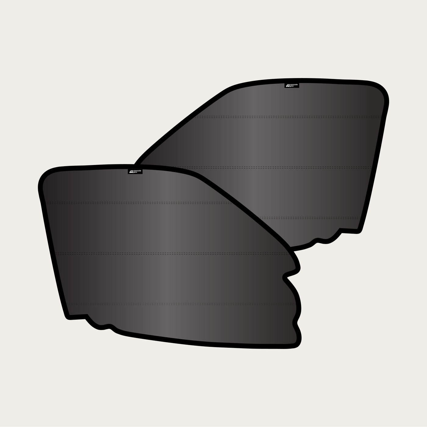 Sprinter 2019+ - Front Door Shades (set) by Vanmade Gear