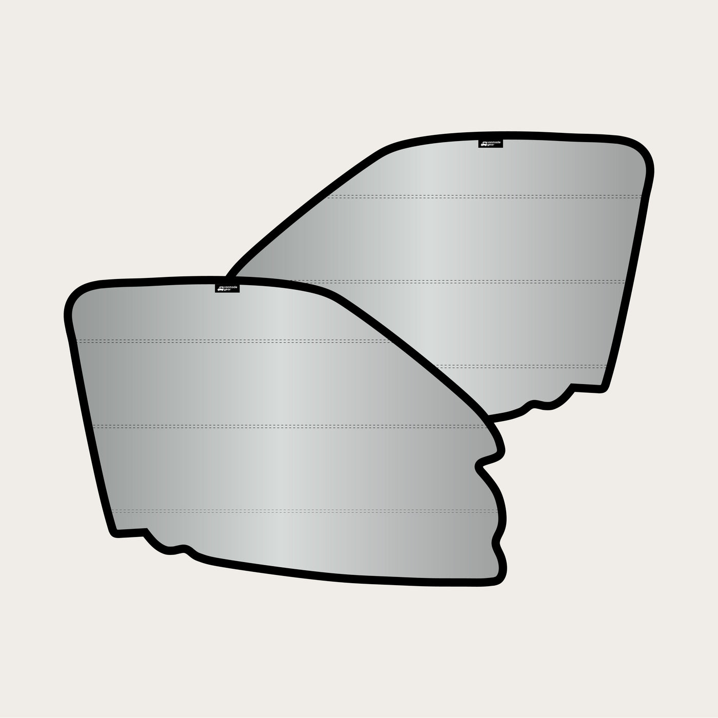 Sprinter 2019+ - Front Door Shades (set) by Vanmade Gear