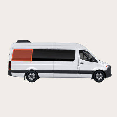 Sprinter - 170wb Quarter Panel Shade (Passenger Side) by Vanmade Gear