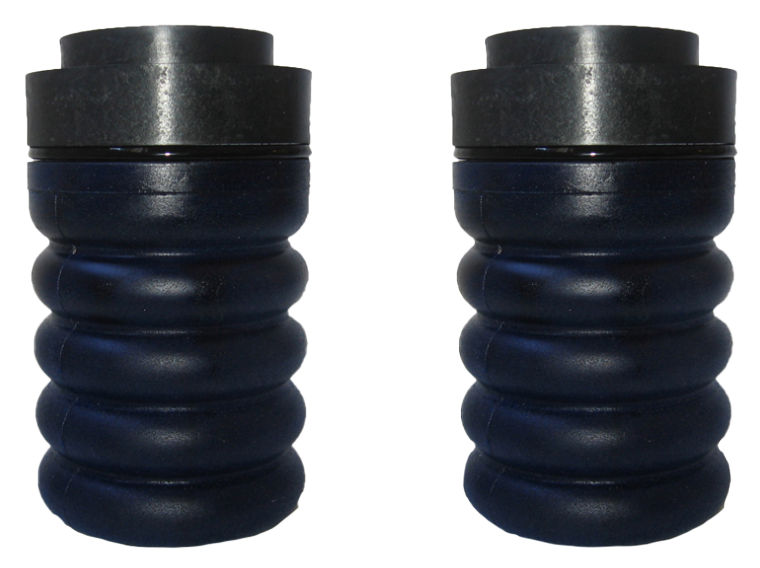 A pair of Sumo Spring rear bump stops designed for Ford Transit 2015 and newer models.
