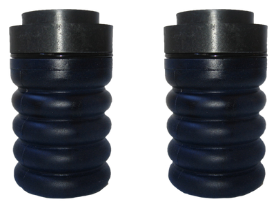A pair of Sumo Spring rear bump stops designed for Ford Transit 2015 and newer models.