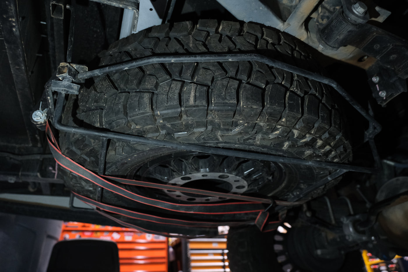 Tire Cage for Sprinter 3500 / Sprinter EKKO by FreedomVanGo