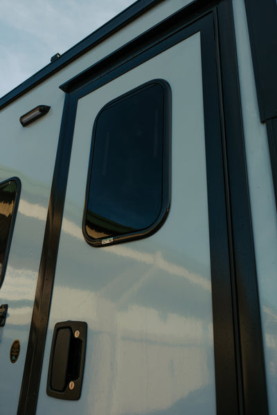 Ekko Entry Door Window Upgrade by FreedomVanGo