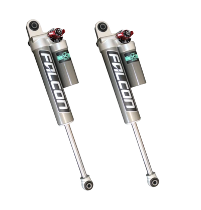 Van Compass tuned Falcon 3.3 Fast Adjust rear shocks for Tiffin Open Trail