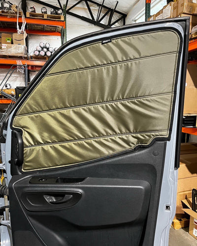 Sprinter 2019+ - Front Door Shades (set) by Vanmade Gear