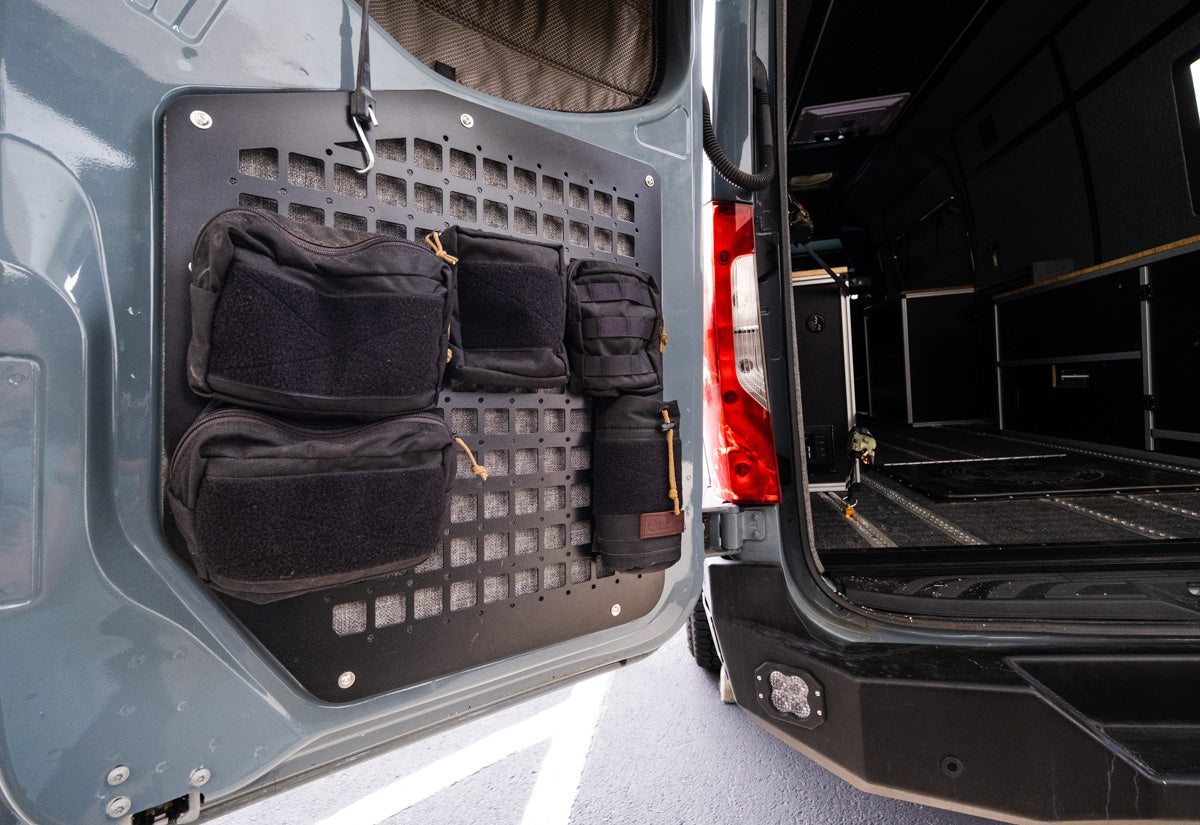 The Original Rear Door Modular MOLLE Storage Panel for Mercedes Sprint ...