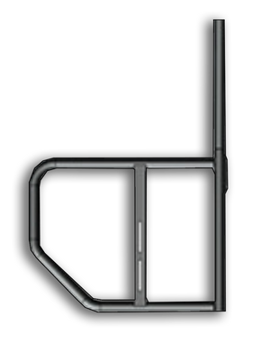Passenger Side Rear Door Box Rack - Ram Promaster 2014-2023 by Aluminess