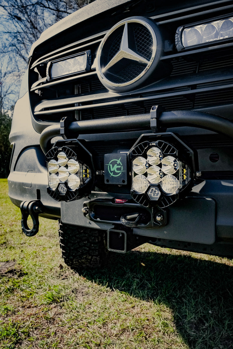 Van Rear Winch Front Winch Mount with Bull Bar - Sprinter (2019+) by Van Compass ...