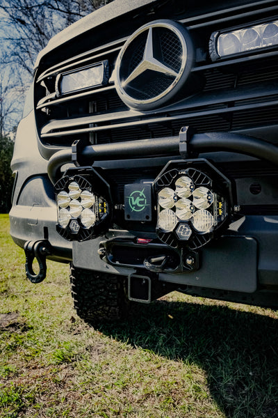 Front Winch Mount with Bull Bar - Sprinter (2019+) by Van Compass