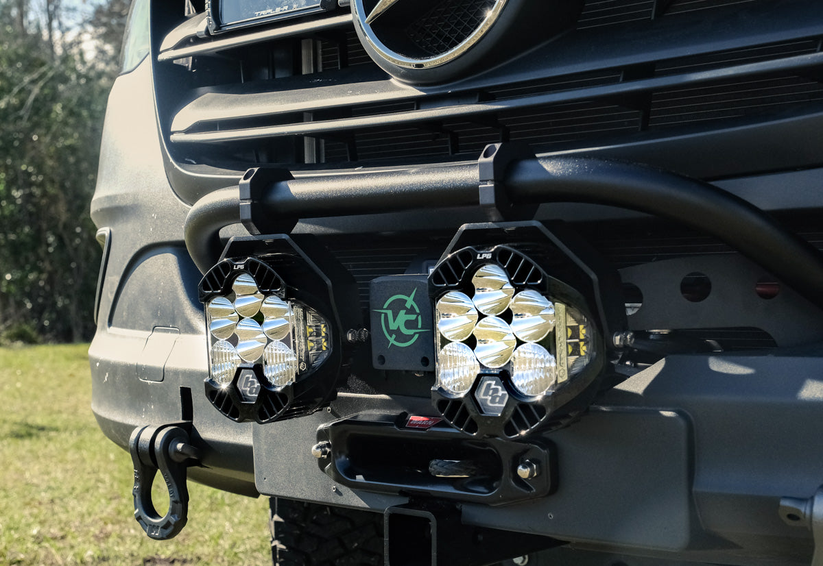 Van Rear Winch Front Winch Mount with Bull Bar - Sprinter (2019+) by Van Compass ...
