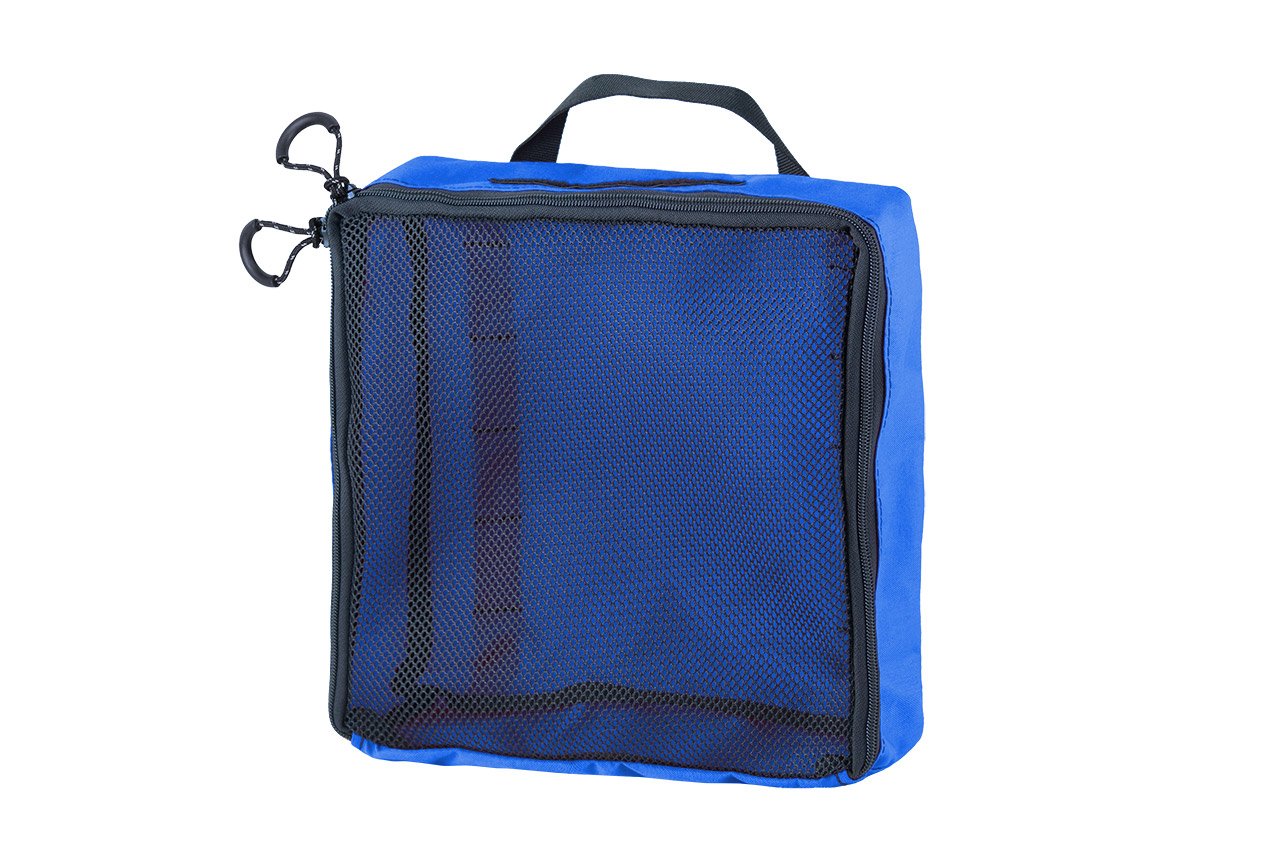 Mesh Packing Cube - 12 x 12 x 4" Blue - Blue Ridge Overland Gear