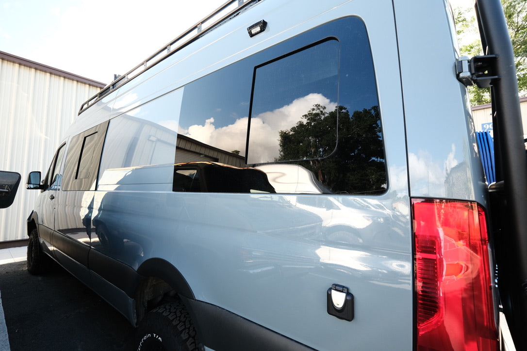 Ama Window Sprinter Mercedes Sprinter Driver Rear Quarter Half Slider Window with Screen ...