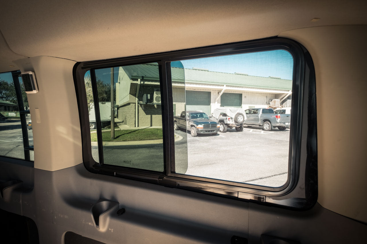 Transit Forward Window Driver Side Forward Screened Half-Slider Glass Window Ford Transit 201 ...