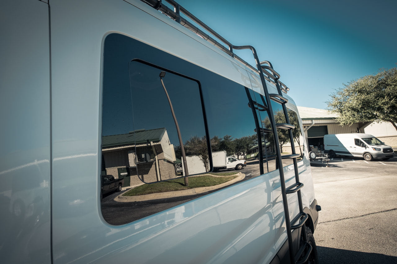 Driver Side Forward Screened Half-Slider Glass Window Ford Transit 201 ...