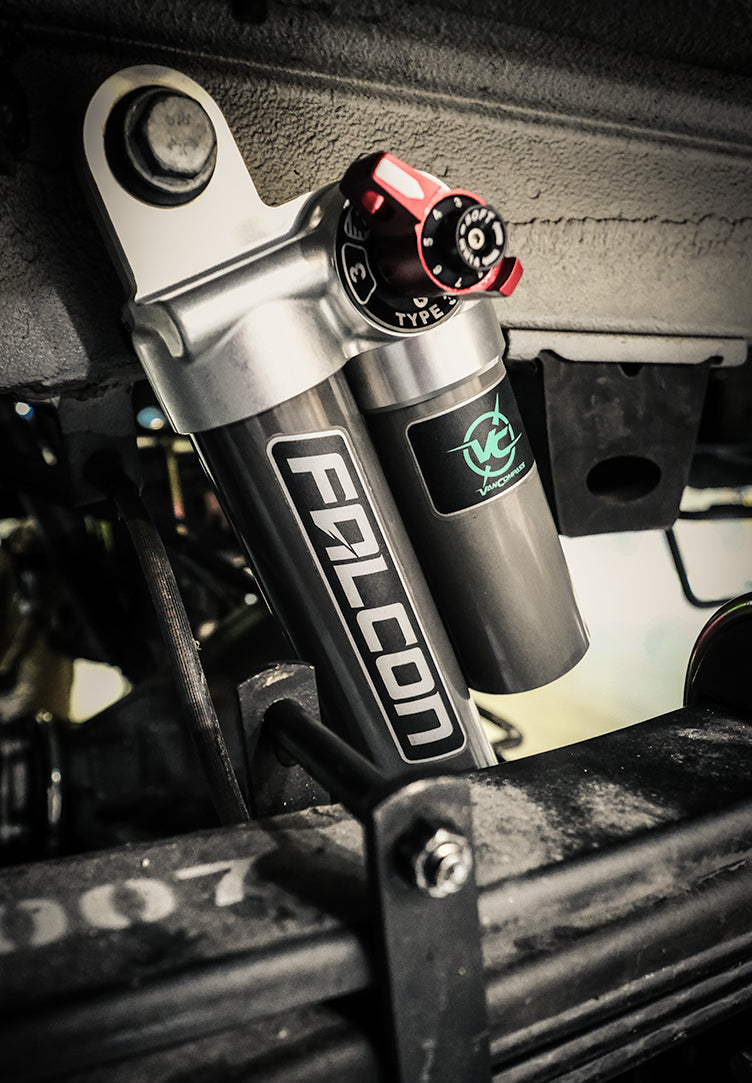 FOX RACING REMOTE RESERVOIR SHOCK WITH COMPRESSION ADJUSTER