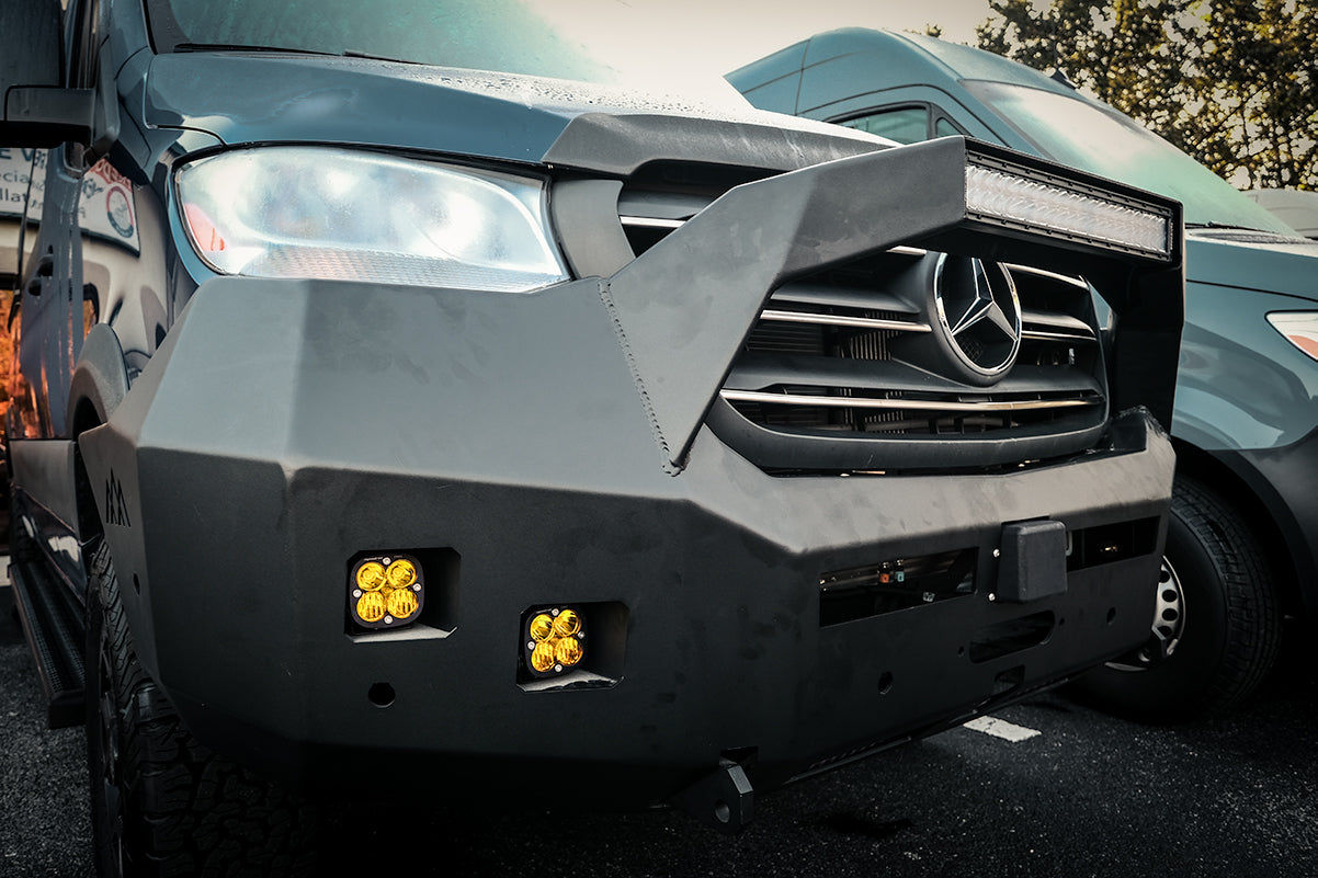 Mercedes Sprinter 2019+ Front Bumper with BullBar by Backwoods Adventure Mods