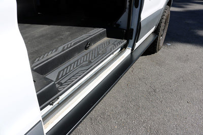 Ford Transit 2.5" lift kit and side steps (rocker guards) 