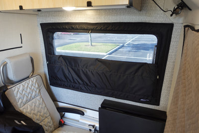 Winnebago Transit Ekko 22a Interior Coach Shade Upgrade by VanMadeGear