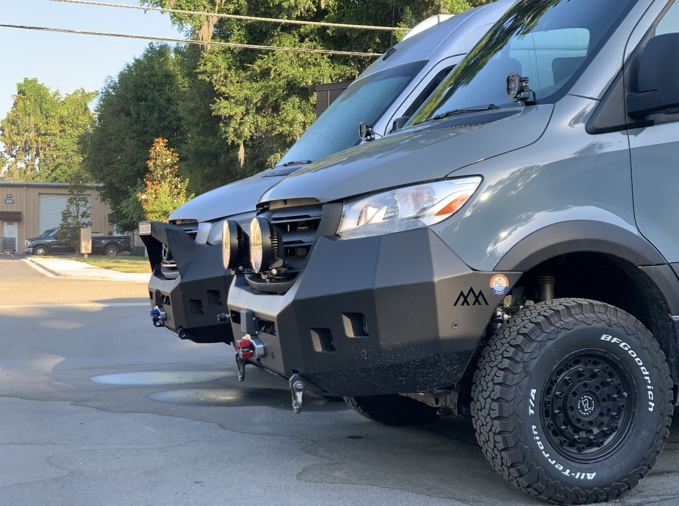 Mercedes Sprinter 2019+ Front Bumper with BullBar by Backwoods Adventure Mods