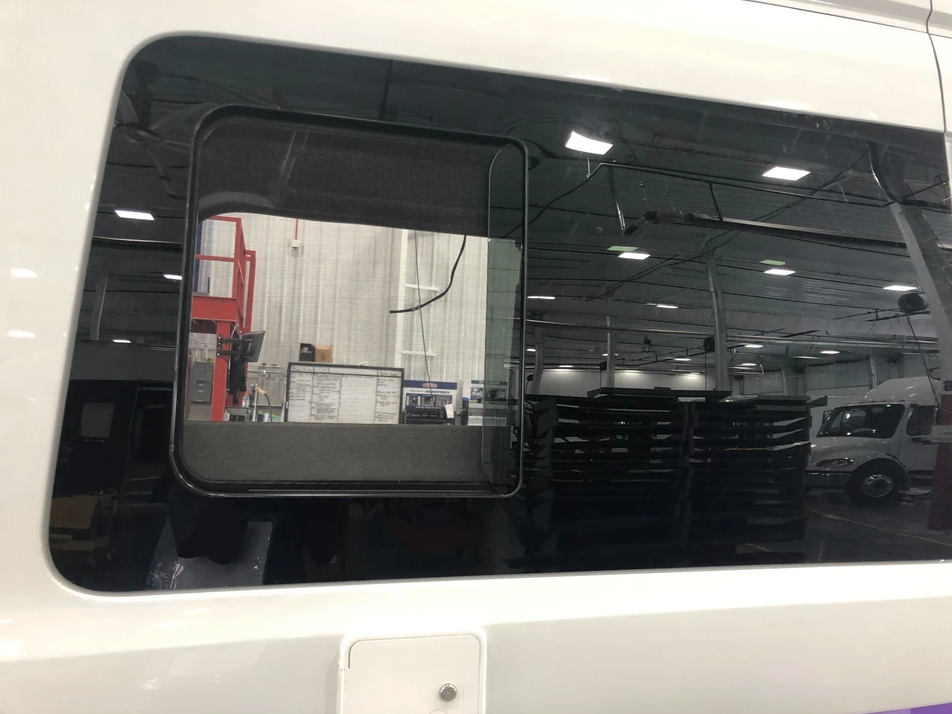 Ford Transit Passenger Side Rear Quarter Screened Half Slider Window 1 ...