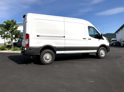 Topo 2.0 Front and rear Lift Kit Ford Transit 2013+ by Van Compass