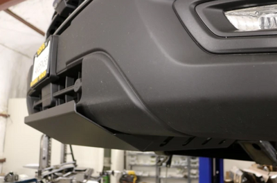 Ford Transit 2015+ Aluminum Intercooler Skid Plate by Van Compass