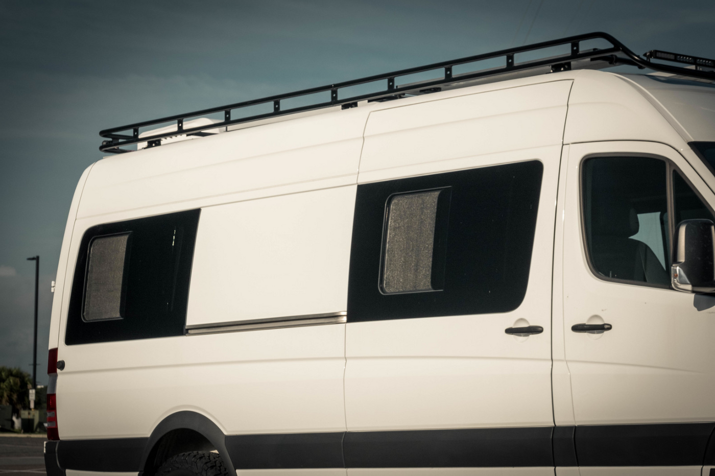 Ama Window Sprinter Passenger Side Sliding Door Screened Half-Slider Window Sprinter Van 0 ...