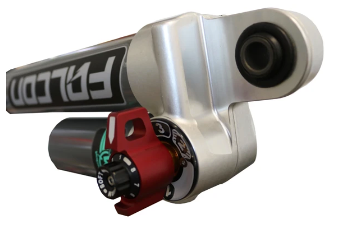 FOX RACING REMOTE RESERVOIR SHOCK WITH COMPRESSION ADJUSTER