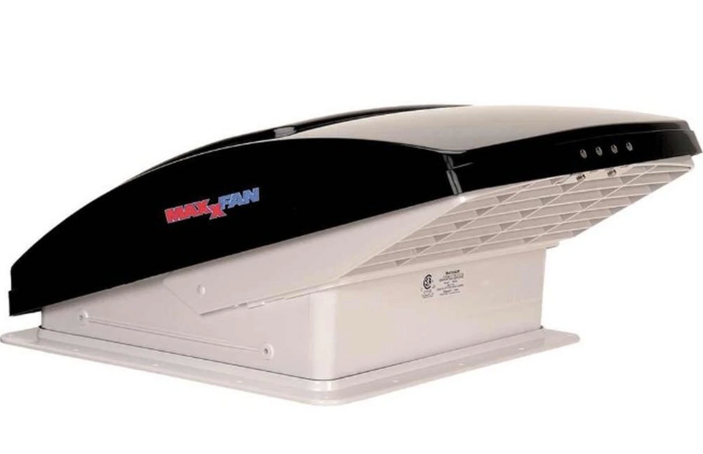 Maxxair Fan Deluxe 7500K Electric Powered Roof Vent -  Smoke