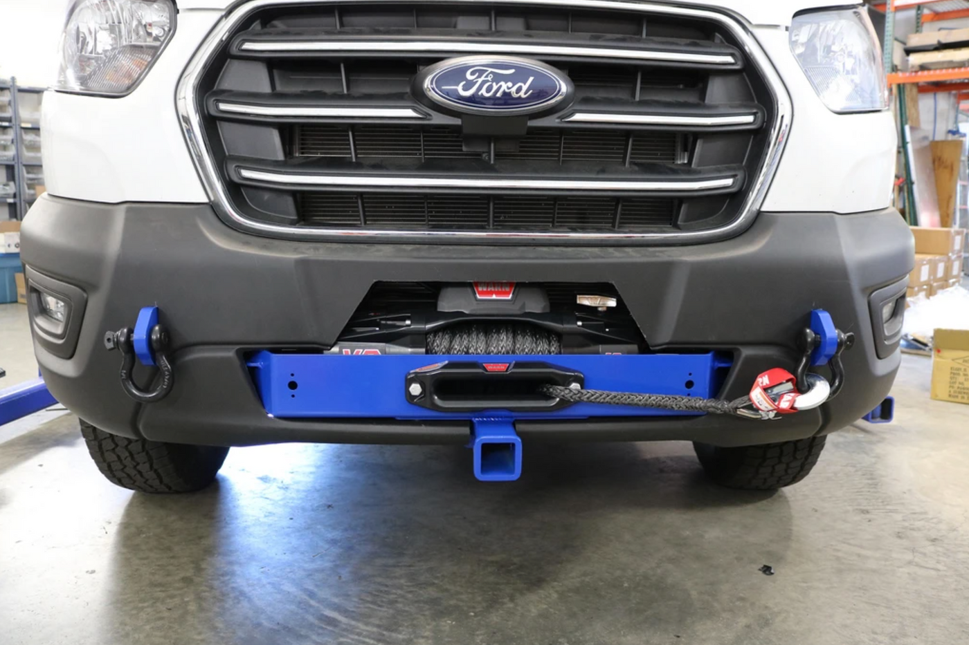 Ford Transit Front Winch Bumper 2013+ by Van Compass