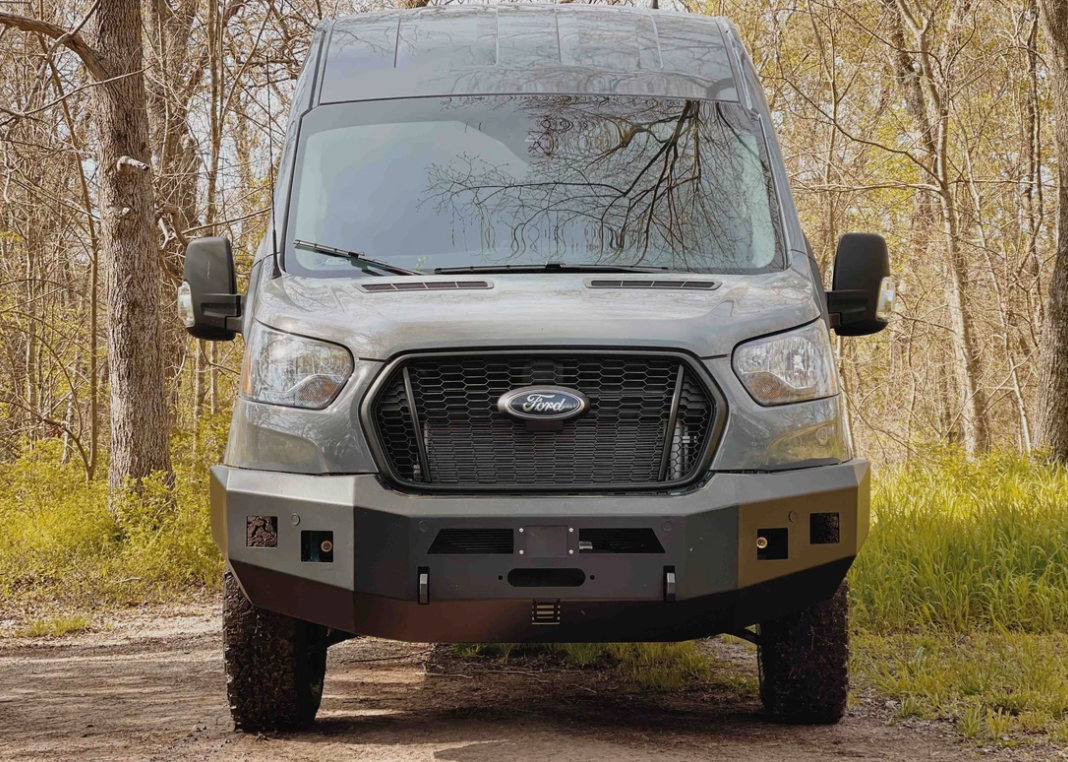 Ford Transit (2020+) Front Bumper No Bull Bar by Backwoods Adventure Mods