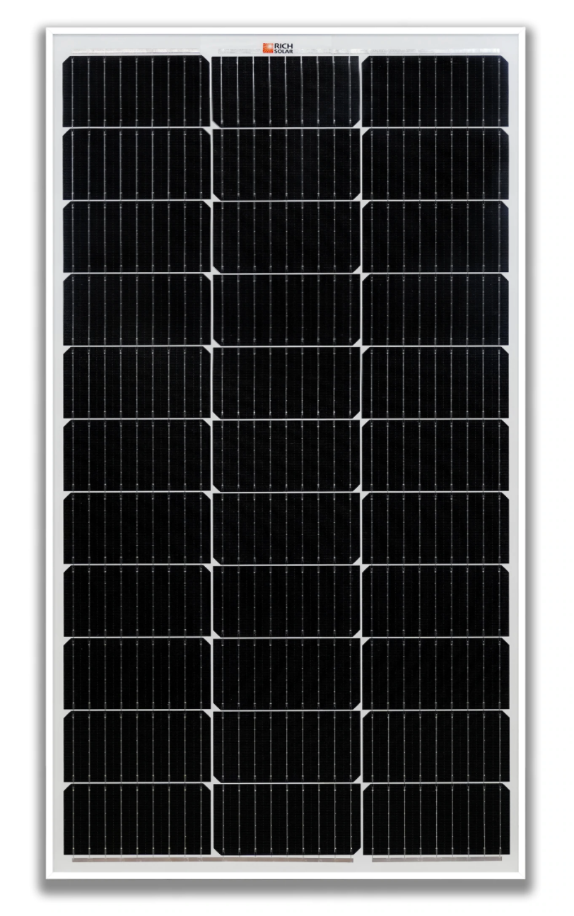 Mega 100 Watt Solar Panel by Rich Solar