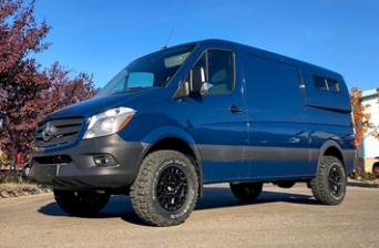 Stage 4 System, 2" Lift - Sprinter 2WD 2007-2018 2500, No Struts by Van Compass