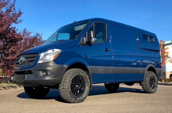Stage 5 System, 2" Lift - Sprinter 2WD 2007-2018 2500, No Struts by Van Compass