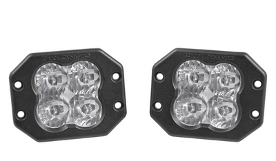 Stage Series 3" SAE/DOT White Pro Flush Mount LED Pod (pair) by Diode Dynamics