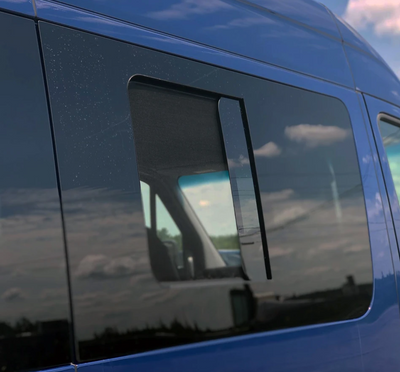 Passenger Side Sliding Door Screened Half-Slider Window Sprinter Van 07-Present by AM Auto