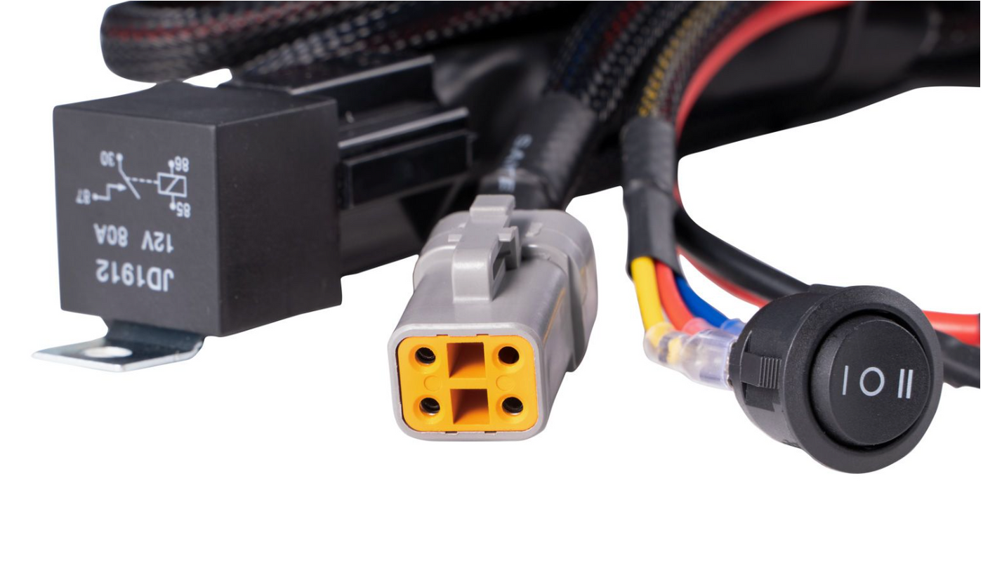Ultra Heavy Duty Single Output 4-pin Wiring Harness by Diode Dynamics