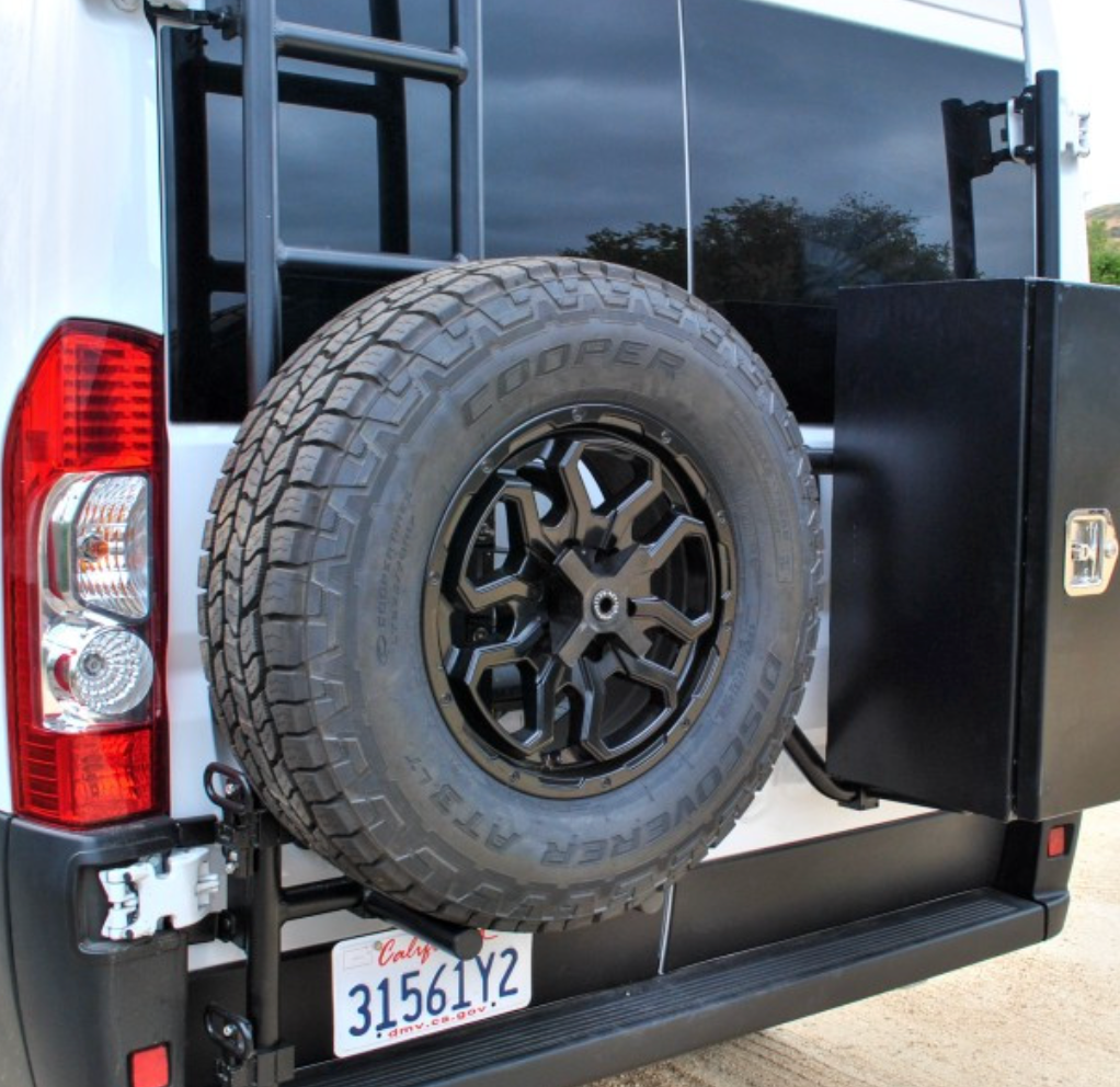 Rear Door Ladder - Promaster 2014+ by Aluminess – FreedomVanGo
