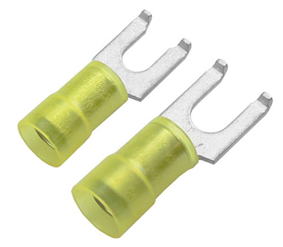 Heat Shrink Fork Terminals for 12 AWG - 10 AWG by Pacer Group