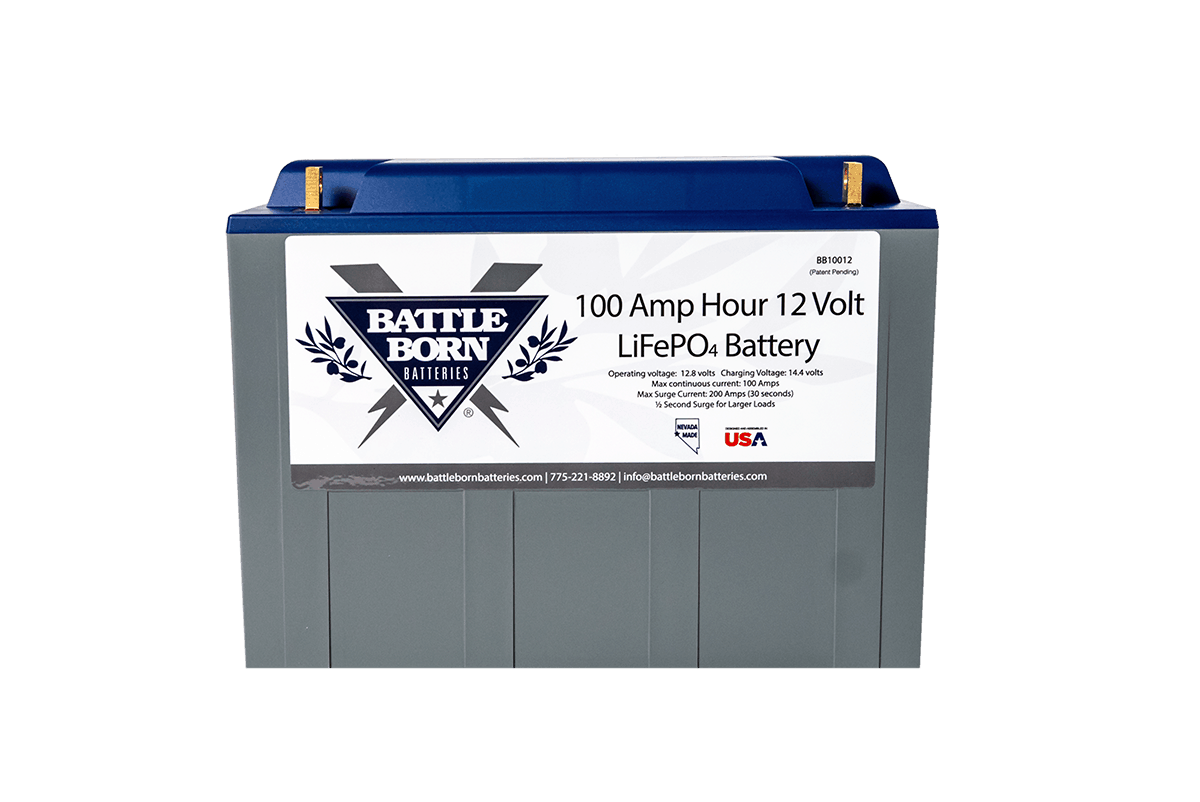 100 Ah 12V LiFePO4 Deep Cycle Battery by Battle Born